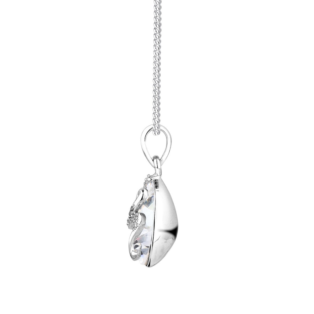 Elli Elli Collier Tropfen Zirkonia Kristalle 925 Silber collier