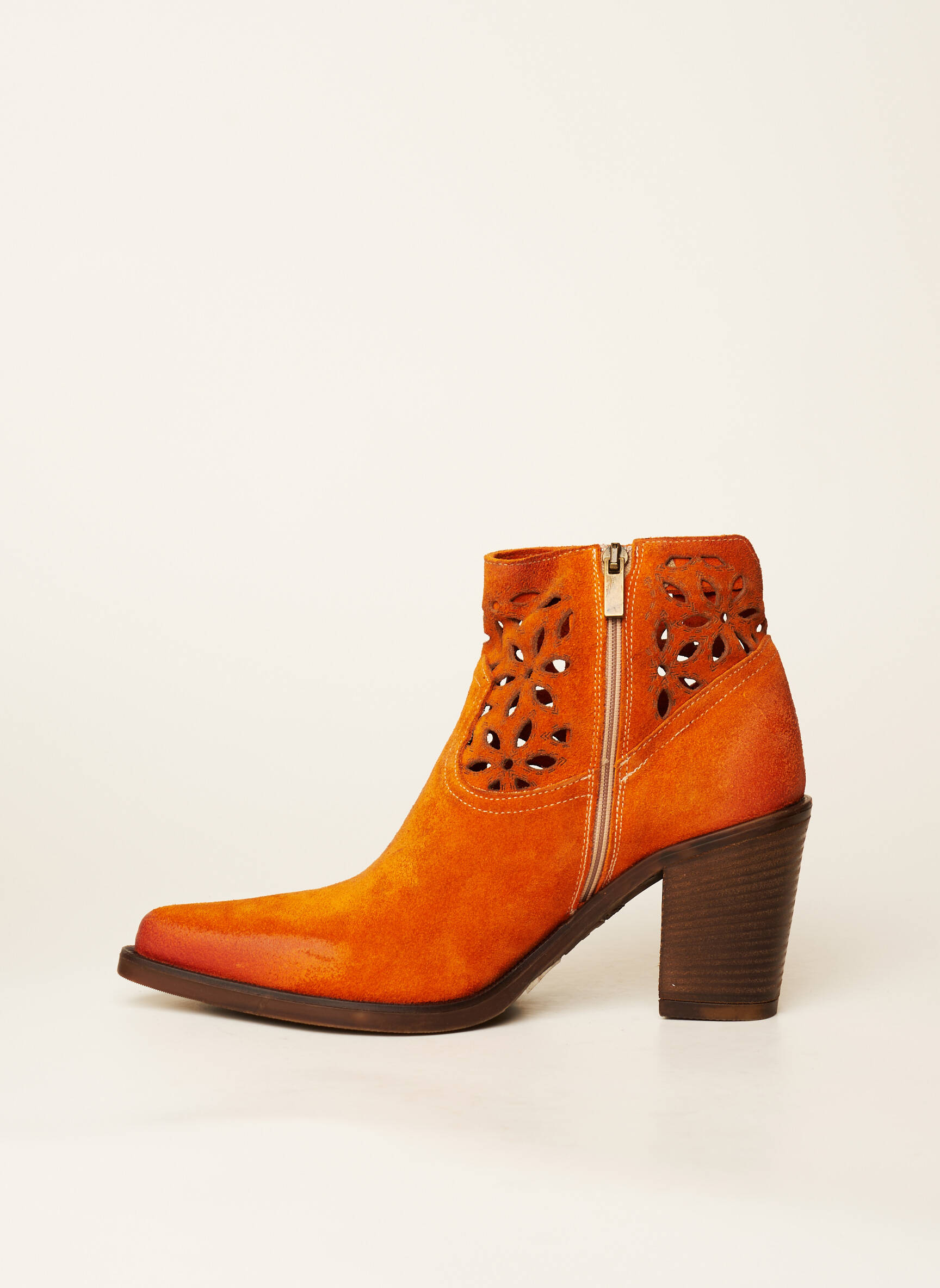 Emanuele Crasto Bottines Femme couleur orange
