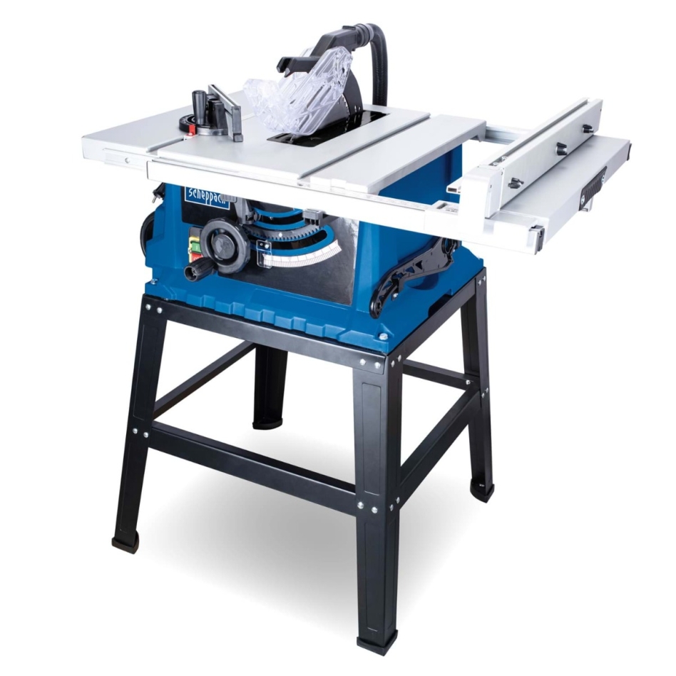 Fierăstrău circular de masă Scheppach 5901308901 HS105 2000 wați 255 mm cu suport