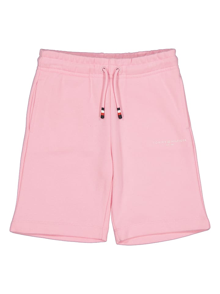 Tommy Hilfiger Sweatshorts in Rosa günstig kaufen
