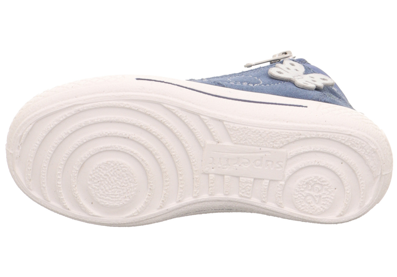 TENSY - Blau Sneaker high mit Reißverschluss