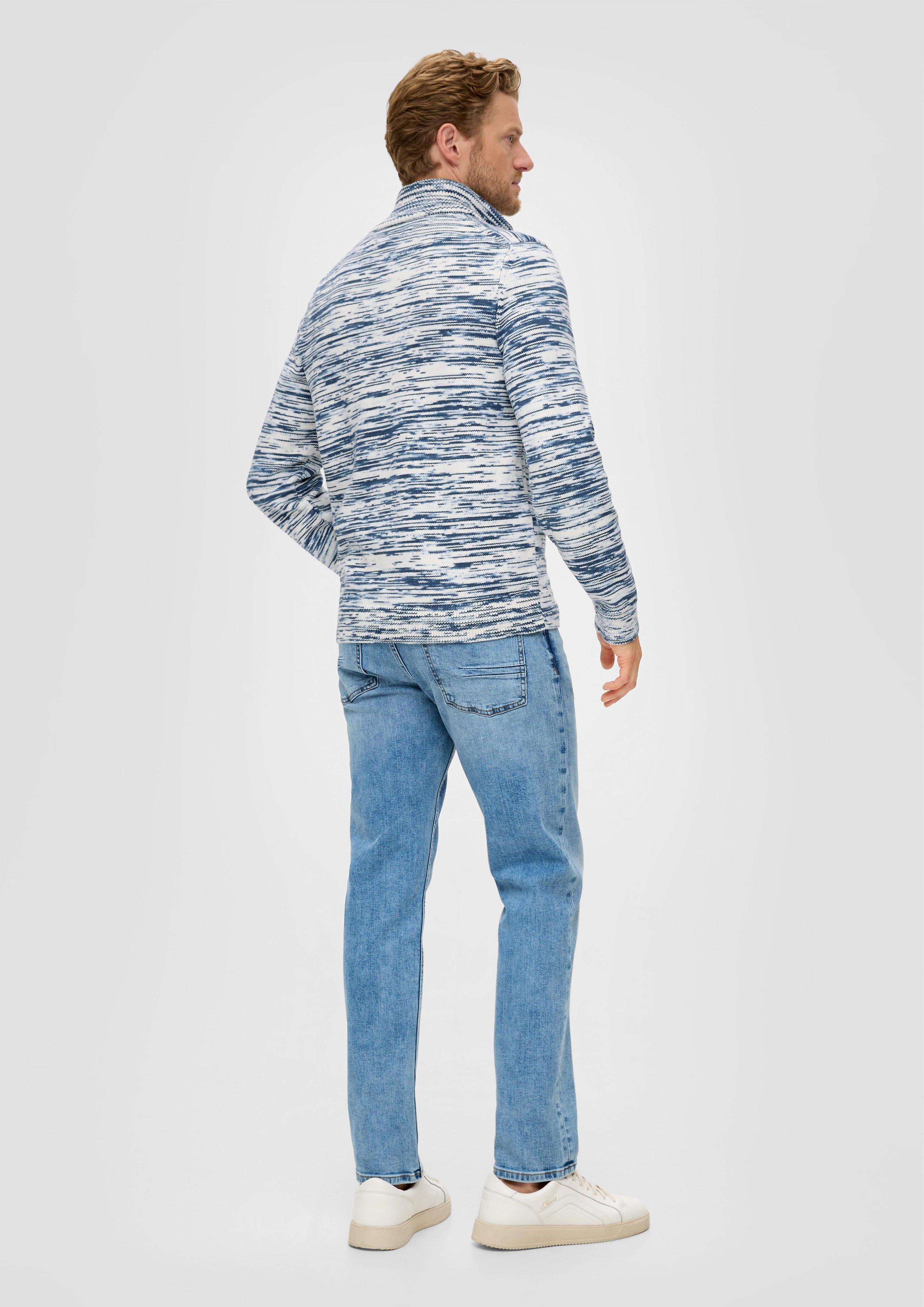 Strickpullover mit Troyer-Kragen  2124557-59X2