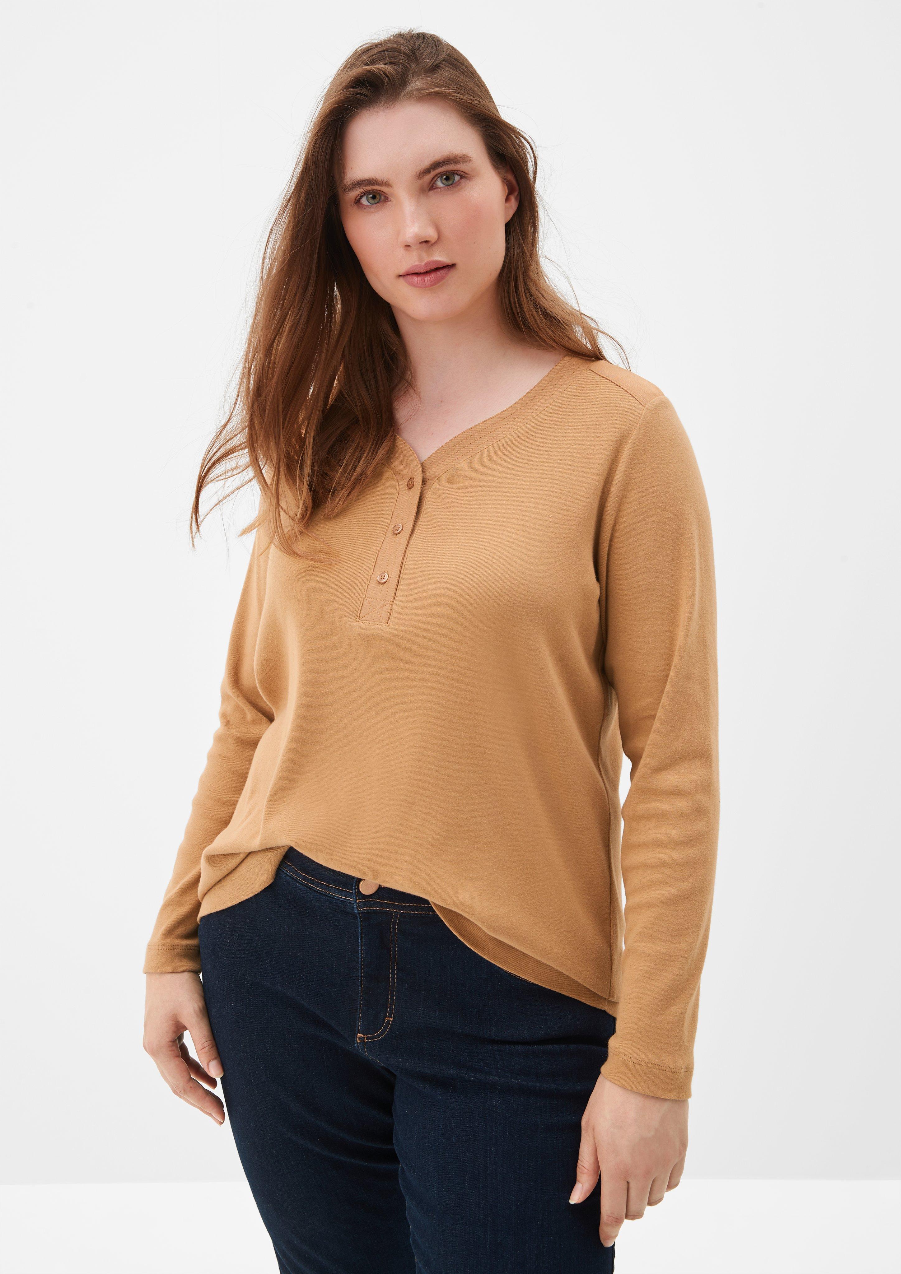 Henley-Shirt aus Stretch-Cotton  2121448-8748