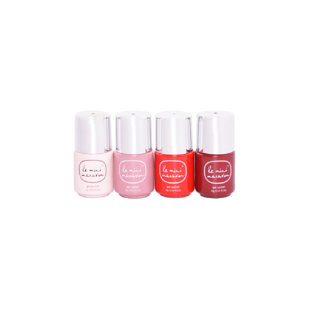 Le Mini Macaron Rouge et Moi - Le Maxi Rouge Matte Kit de vernis à ongles semi-permanent