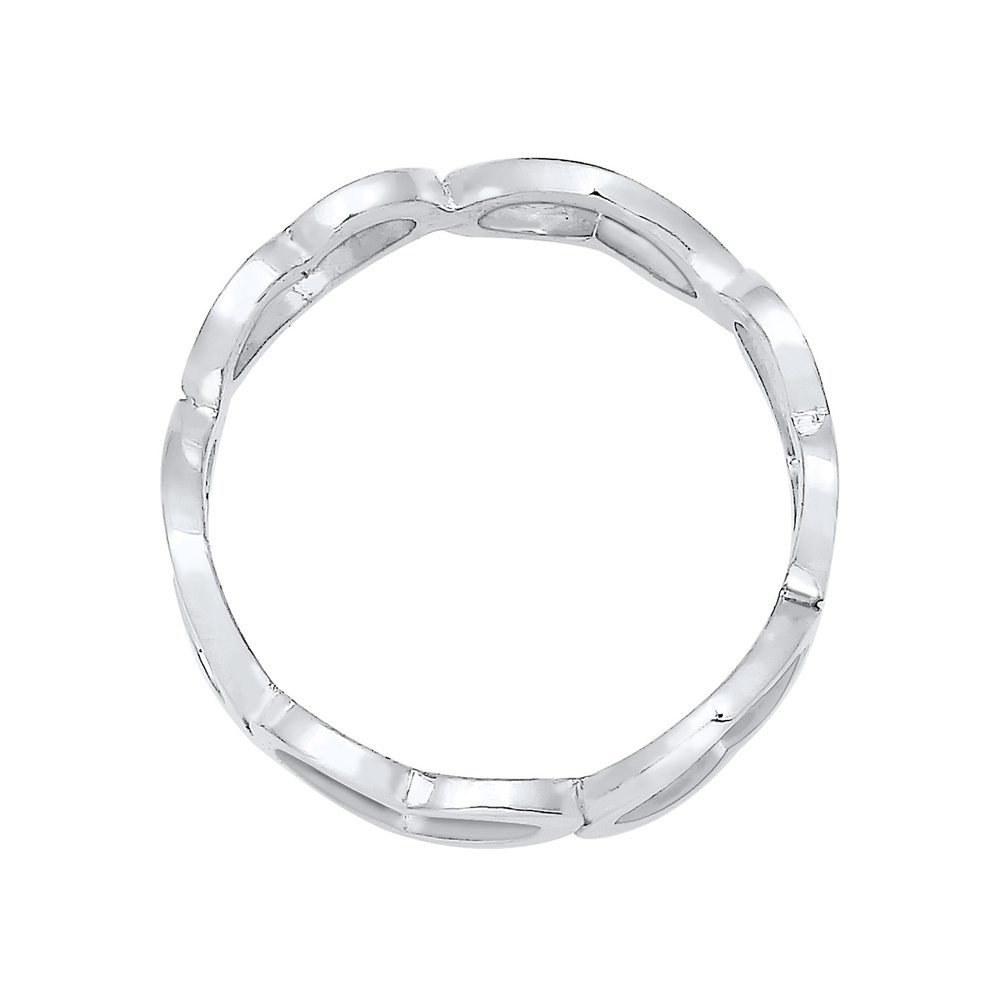 Elli Elli Bague Femmes Bande Cœur Symbole Cut-Out tendance en argent sterling 925 Bague