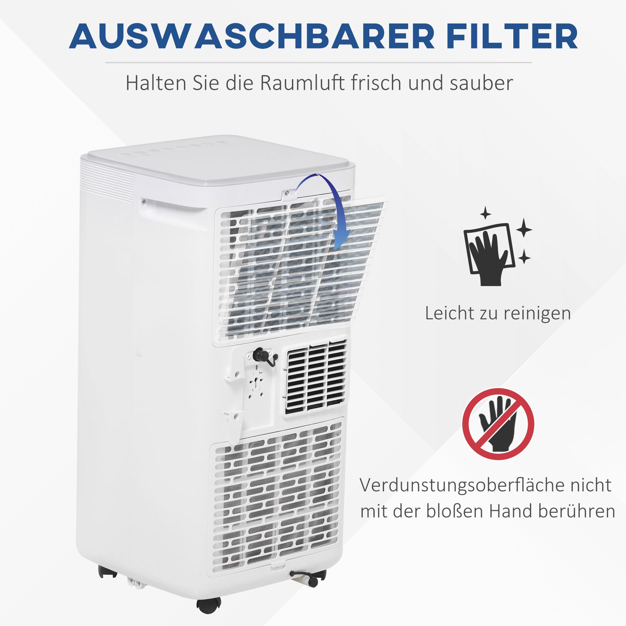 HOMCOM 4-in-1-Klimagerät 823-013V90
