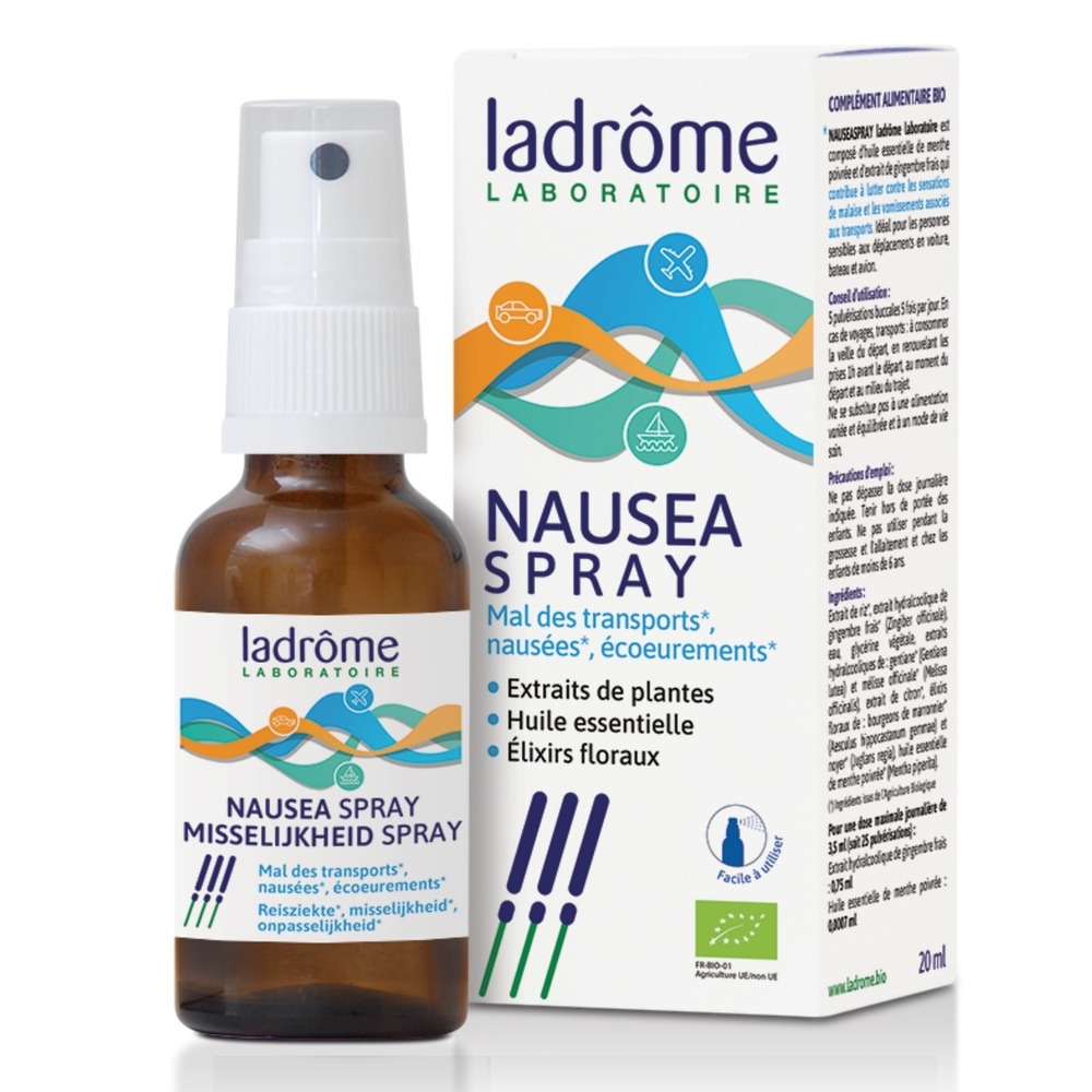 ladrome nauséa spray HUILE ESSENTIELLE