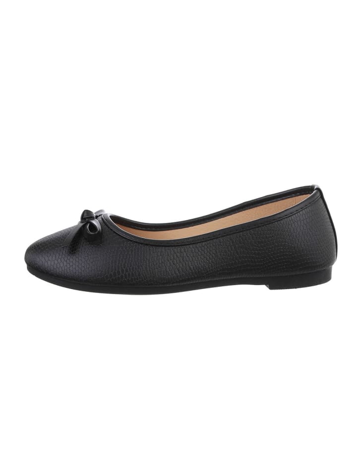 Ital-Design Ballerina in Schwarz günstig kaufen