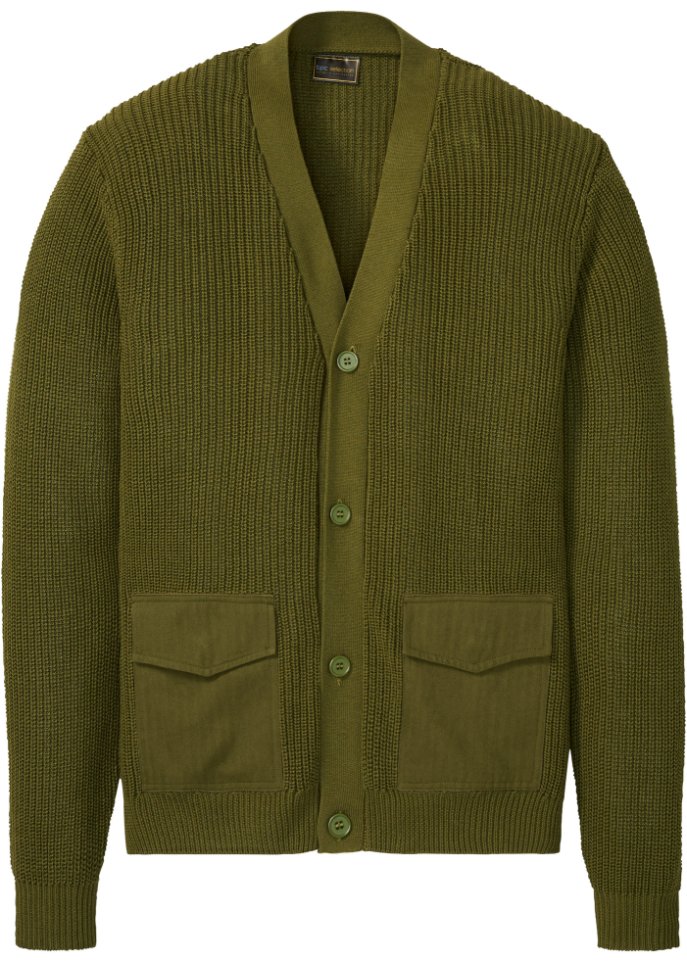 Strickjacke mit Webtaschen