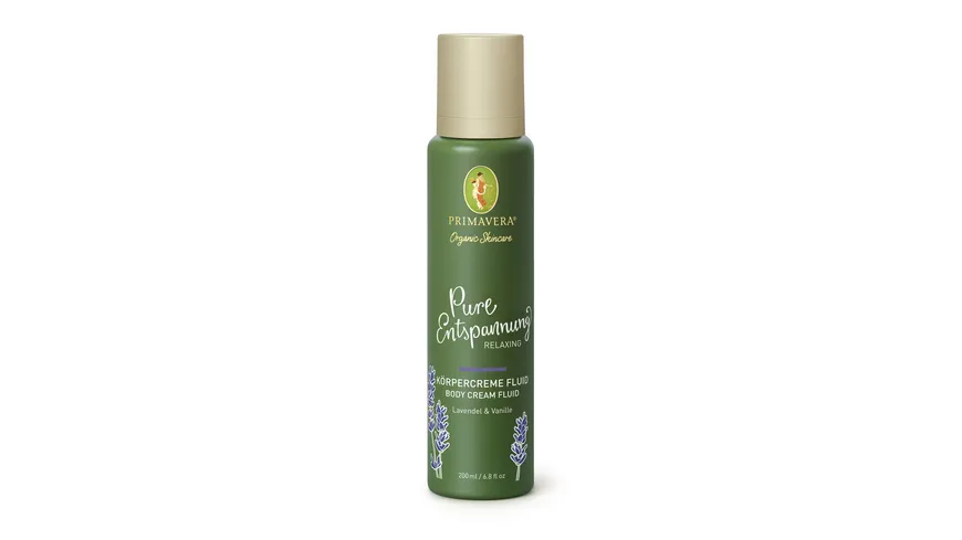 Primavera Pure Entspannung Körpercreme Fluid 200 ml