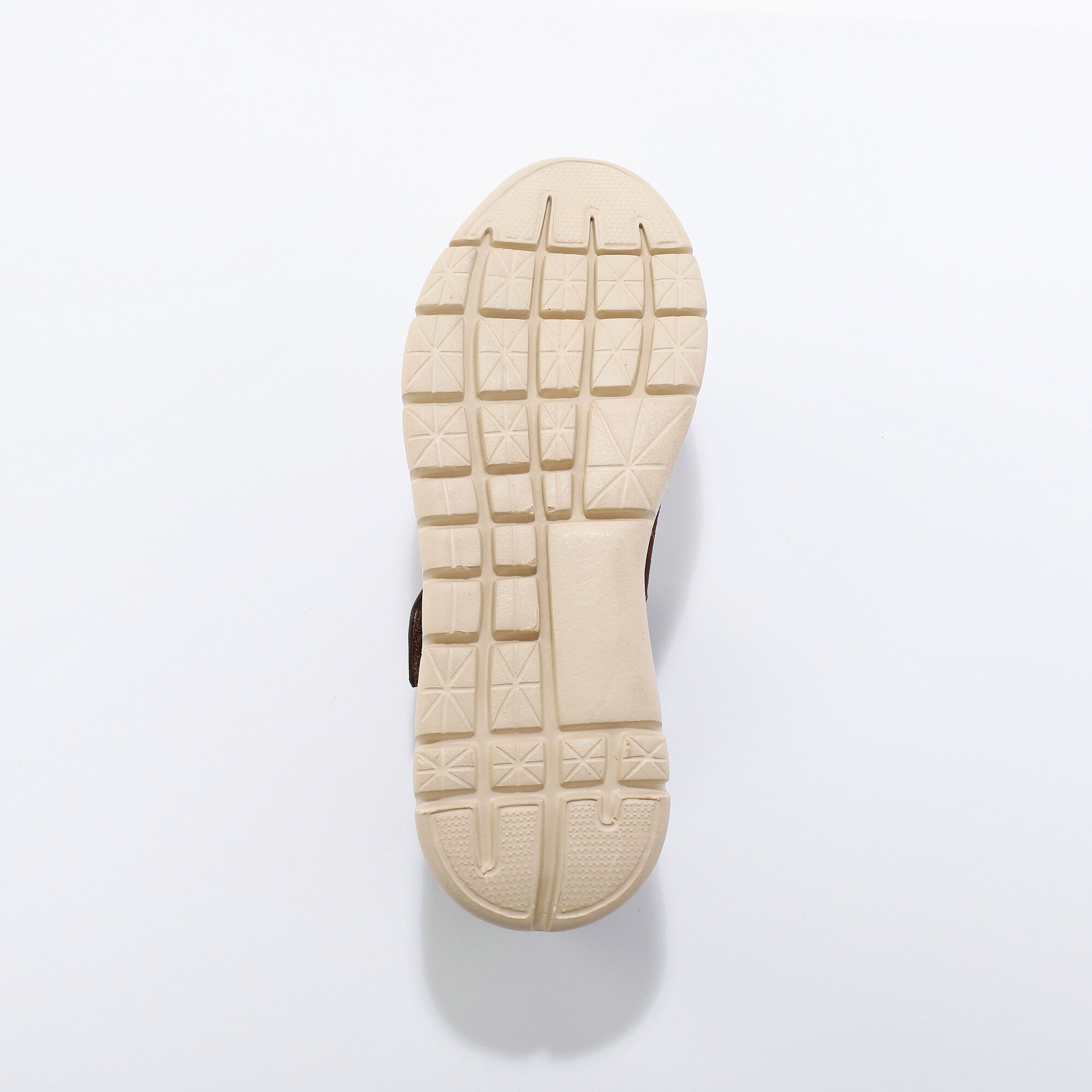Ballerines de marche scratchées, cuir