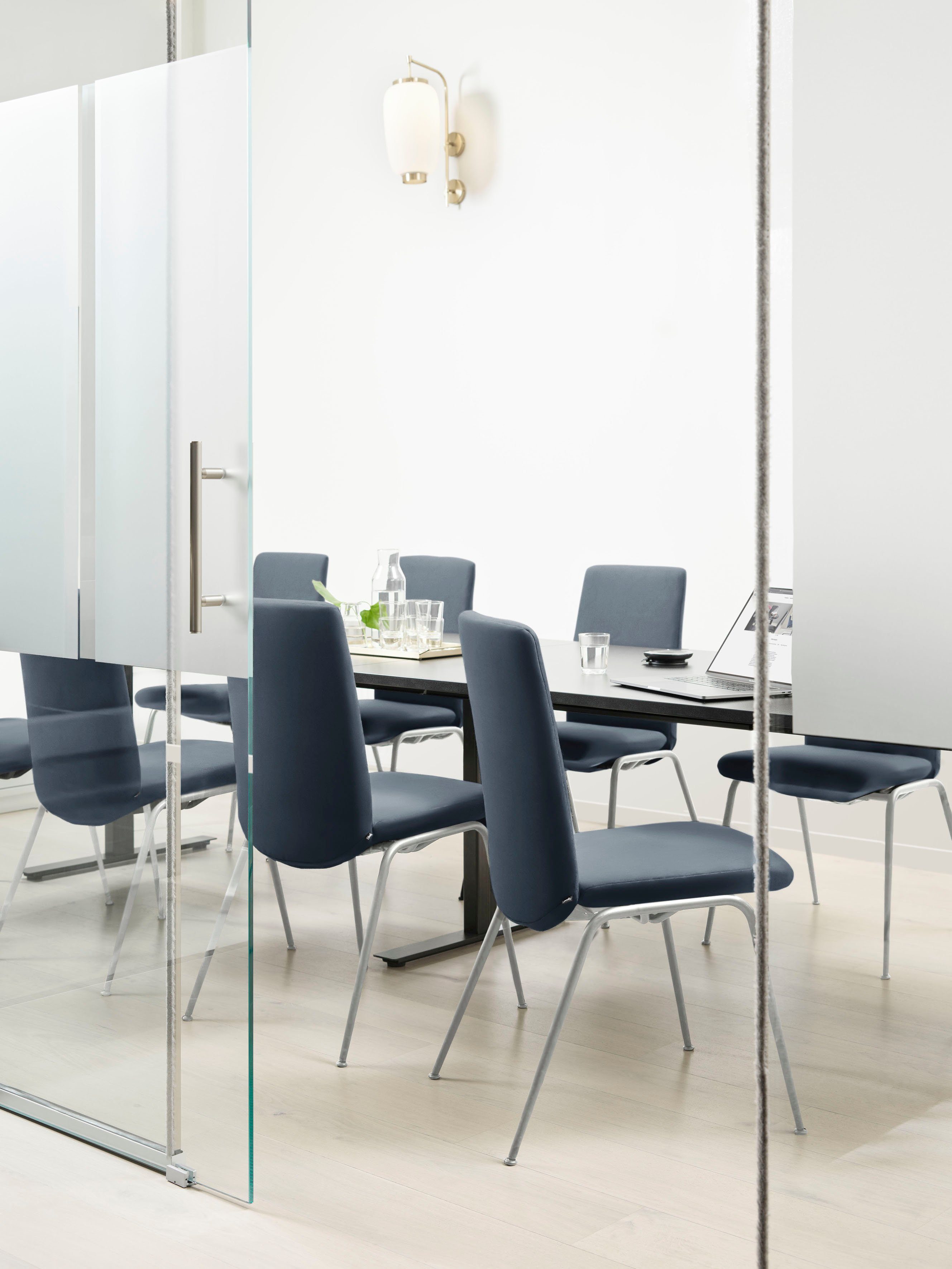 Stressless® Polsterstuhl Laurel, Low Back, Größe M, mit Beinen aus Stahl in Chrom glänzend