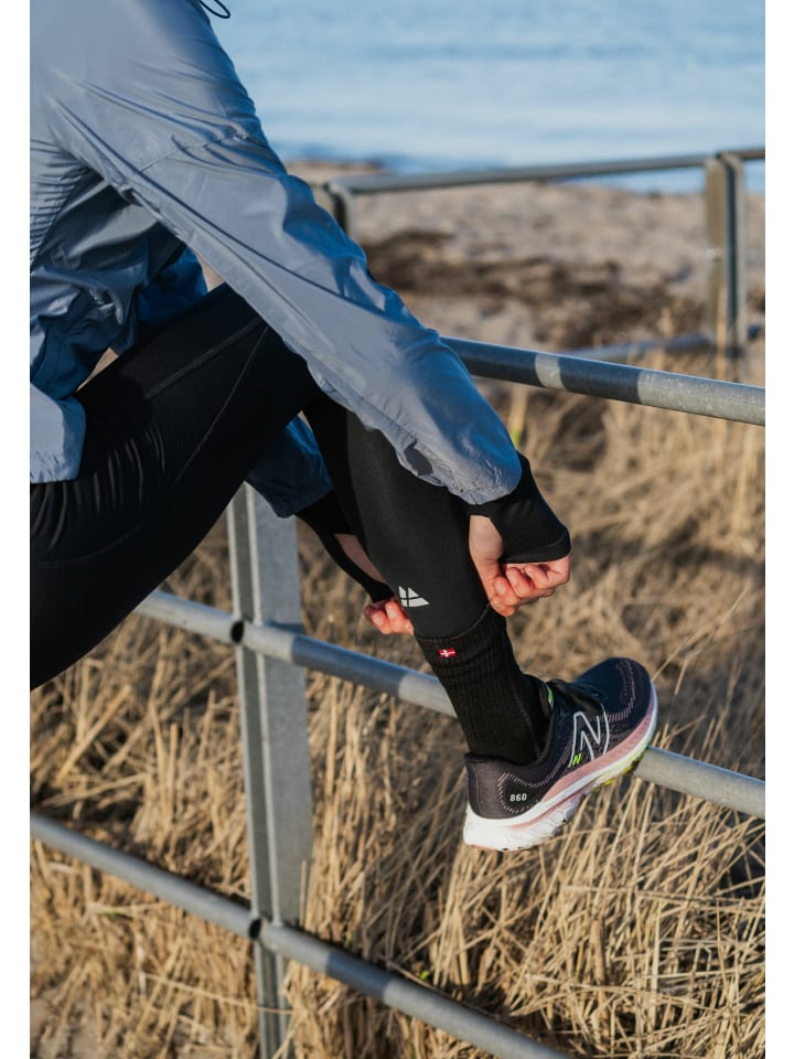 DANISH ENDURANCE Laufsocken Long Distance Crew in black/grey/navy günstig kaufen