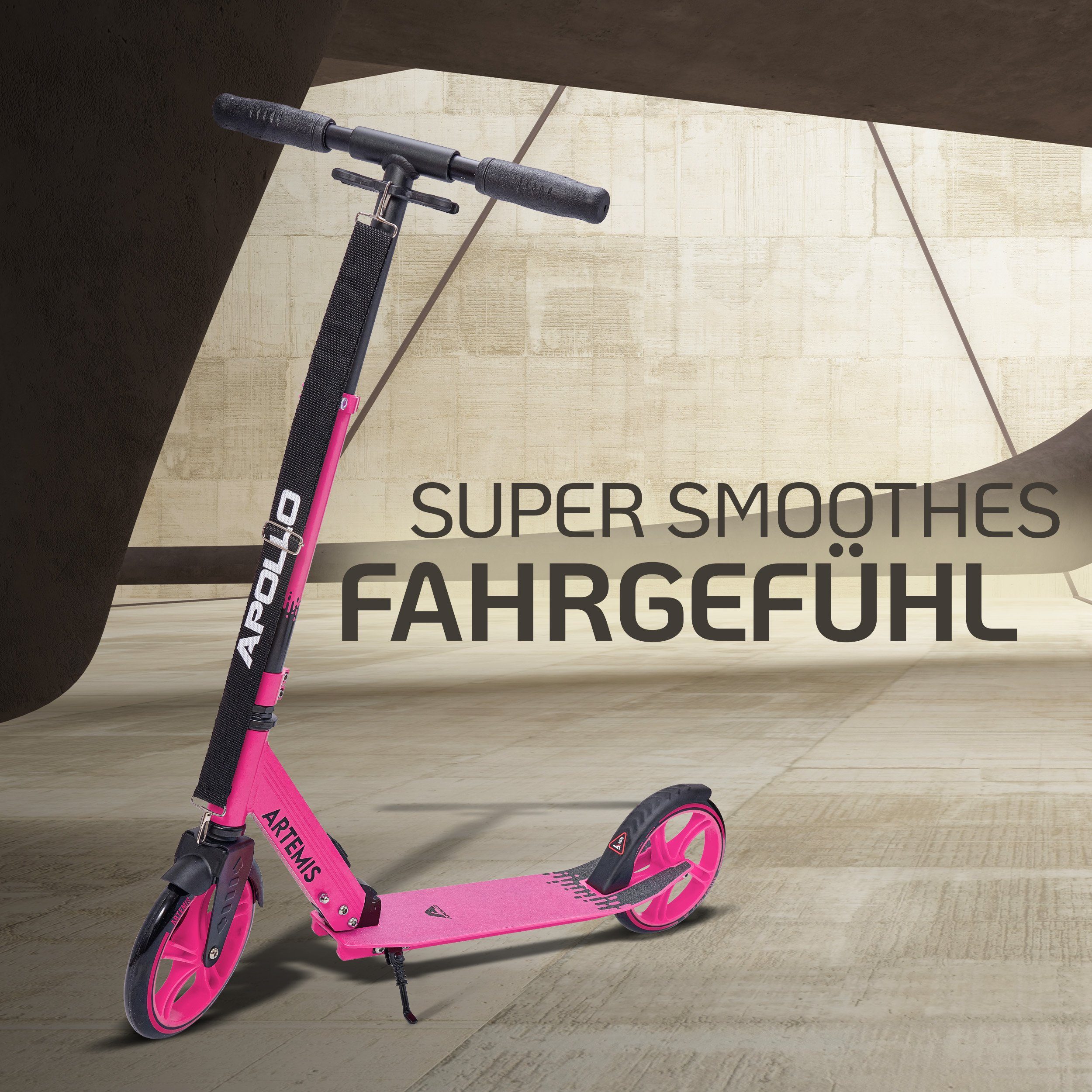 Apollo Cityroller Artemis, klappbar und höhenverstellbar, für Kinder