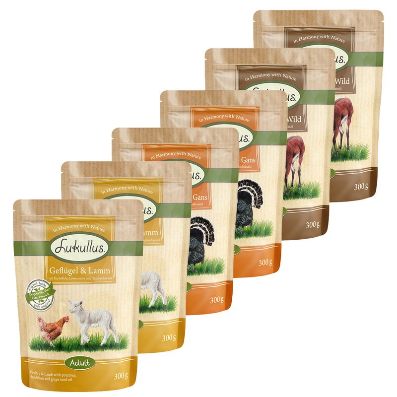 Sparpaket Lukullus Frischebeutel 48 x 300 g