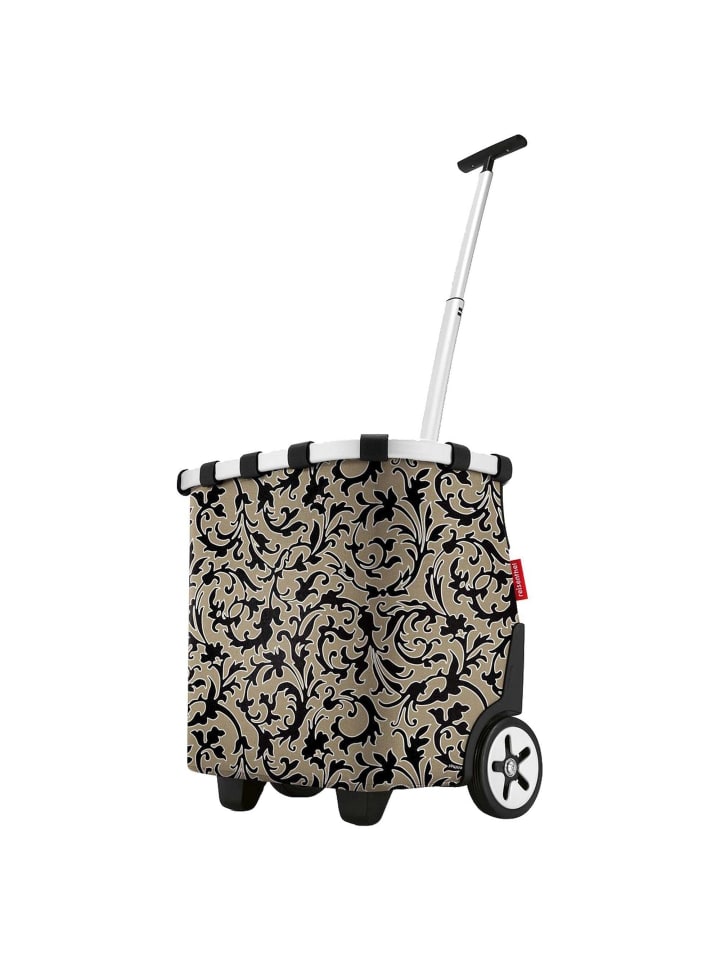 Reisenthel carrycruiser - Einkaufstrolley 47.5 cm (frame raffia black) in baroque marble günstig kaufen onesize