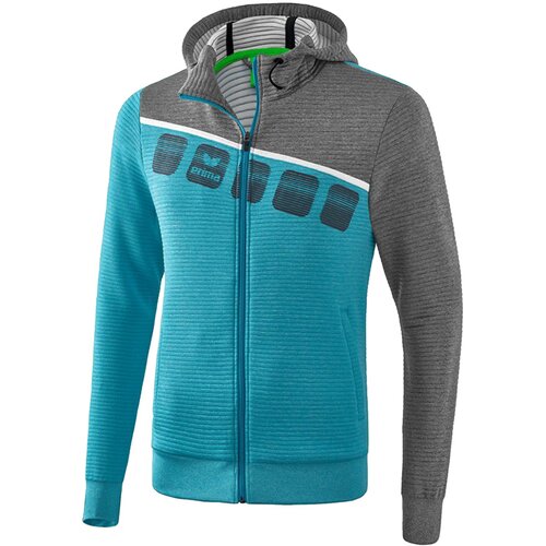 FUSSBALL - TEAMSPORT TEXTIL - JACKEN 5-C TRAININGSJACKE MIT KAPUZE KIDS