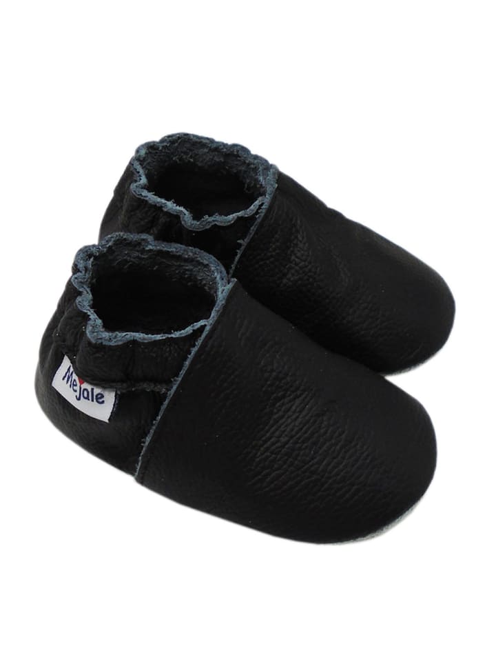 Yalion Baby Krabbelschuhe in Einfarbig Schwarz günstig kaufen