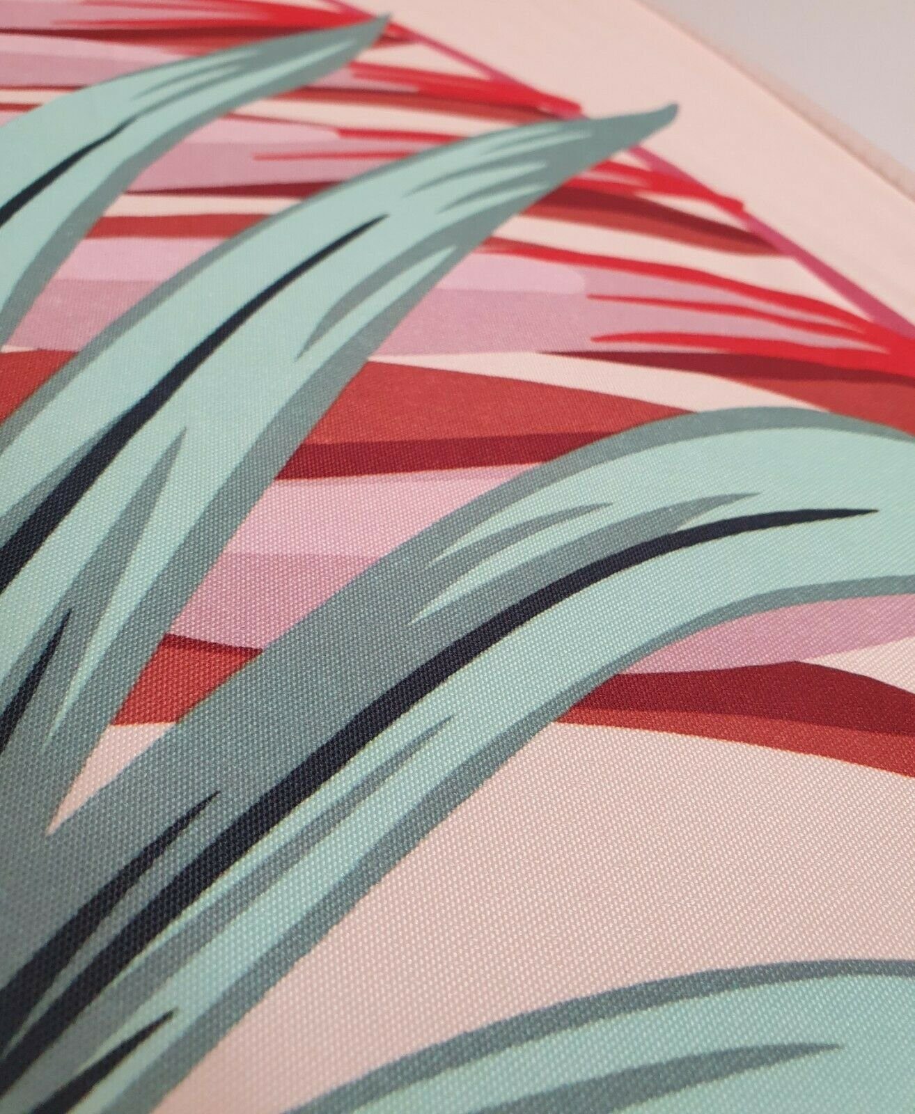 Meinposten Sonnenschirm Strandschirm UV-Schutz 40+ Schirm Balkonschirm Ø 175 cm rosa türkis, abknickbar, höhenverstellbar