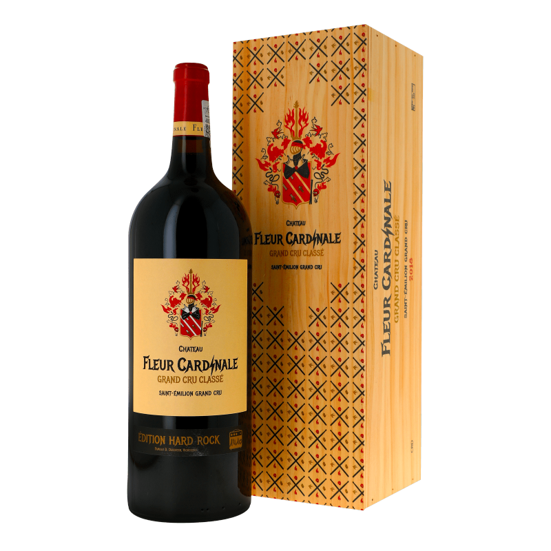 Château Fleur Cardinale Edition Hard Rock 2018 - Saint-Emilion Grand Cru - Bordeaux - Château Fleur Cardinale (75CL.)