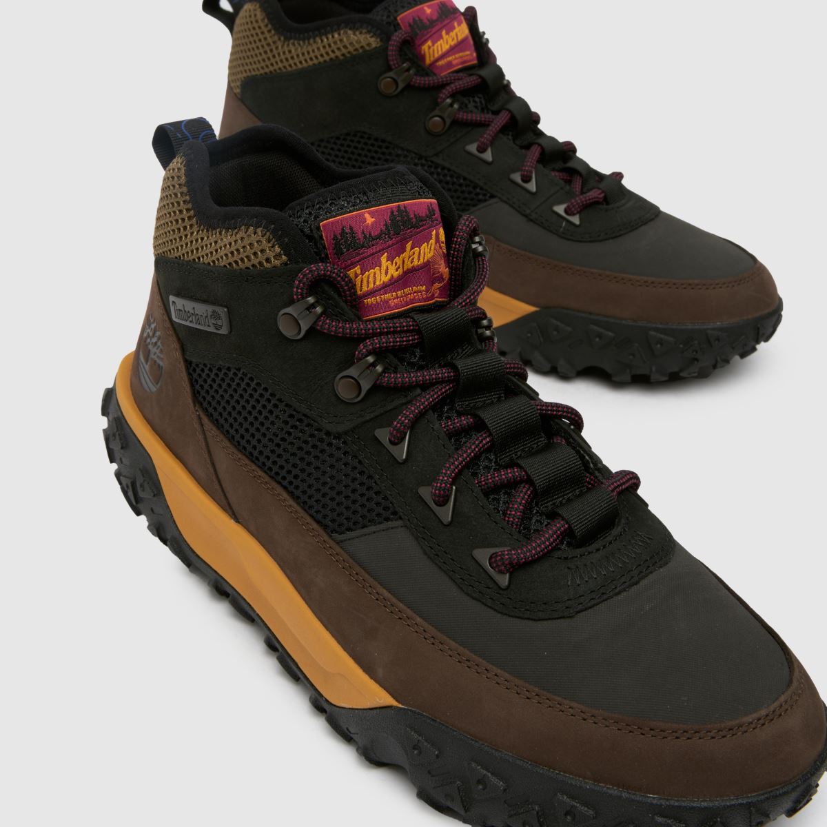 Timberland Greenstride Motion 6 Mid cipő, barna, multiszínű