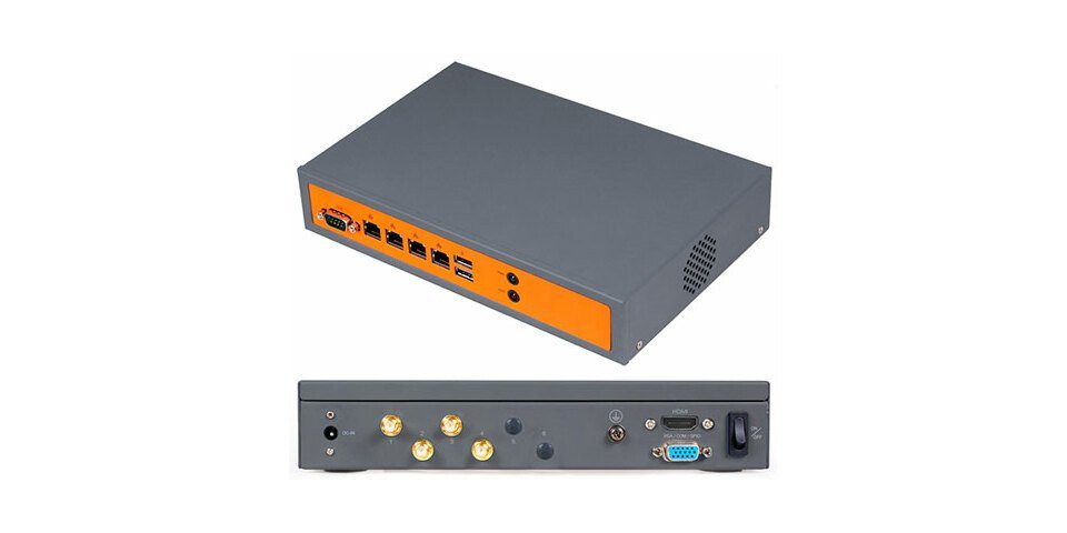 Jetway Jetway HBJC130F73104-395G (Intel Kabylake, 4x LAN) Mini-PC