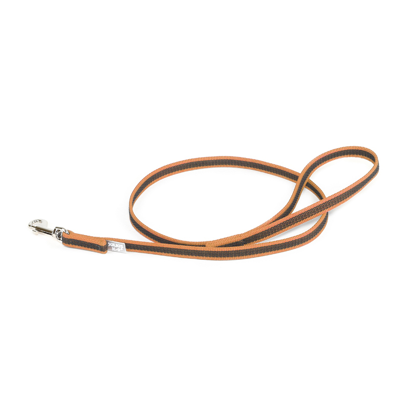 JULIUS-K9 Hundeleinen JULIUS-K9 Führleine 14mm Schlaufe 1 m orange/ grau