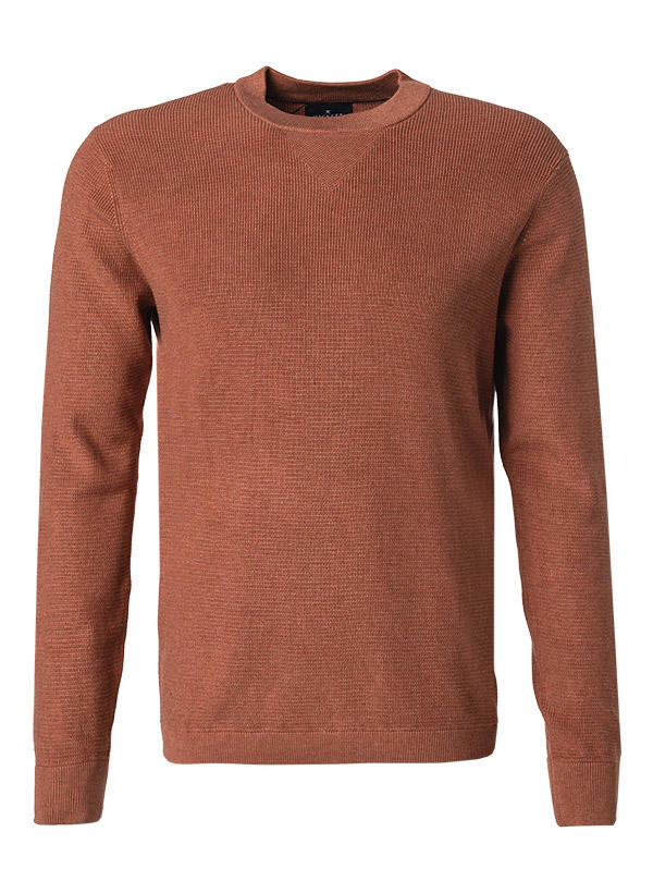 HACKETT, Pullover, Seide-Baumwolle, terracotta