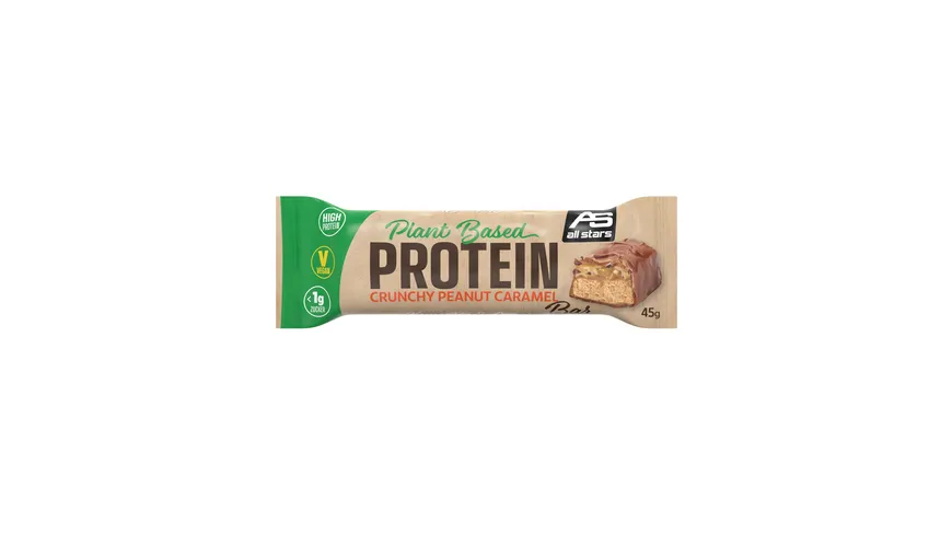 ALL STARS Plant Based Protein Bar Crunchy Peanut Caramel 45 g