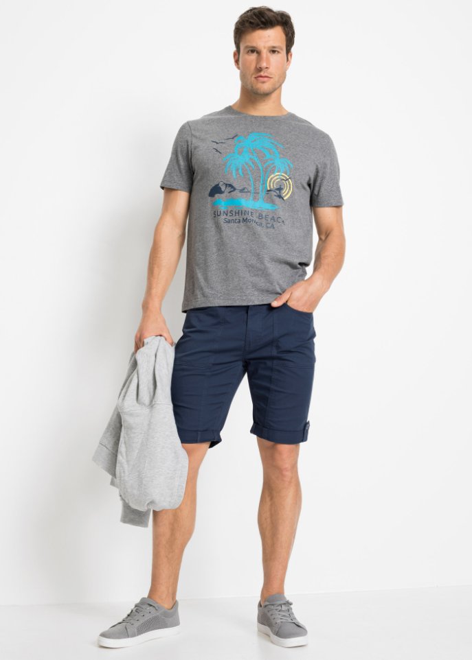 Stretch-Bermuda, Regular Fit