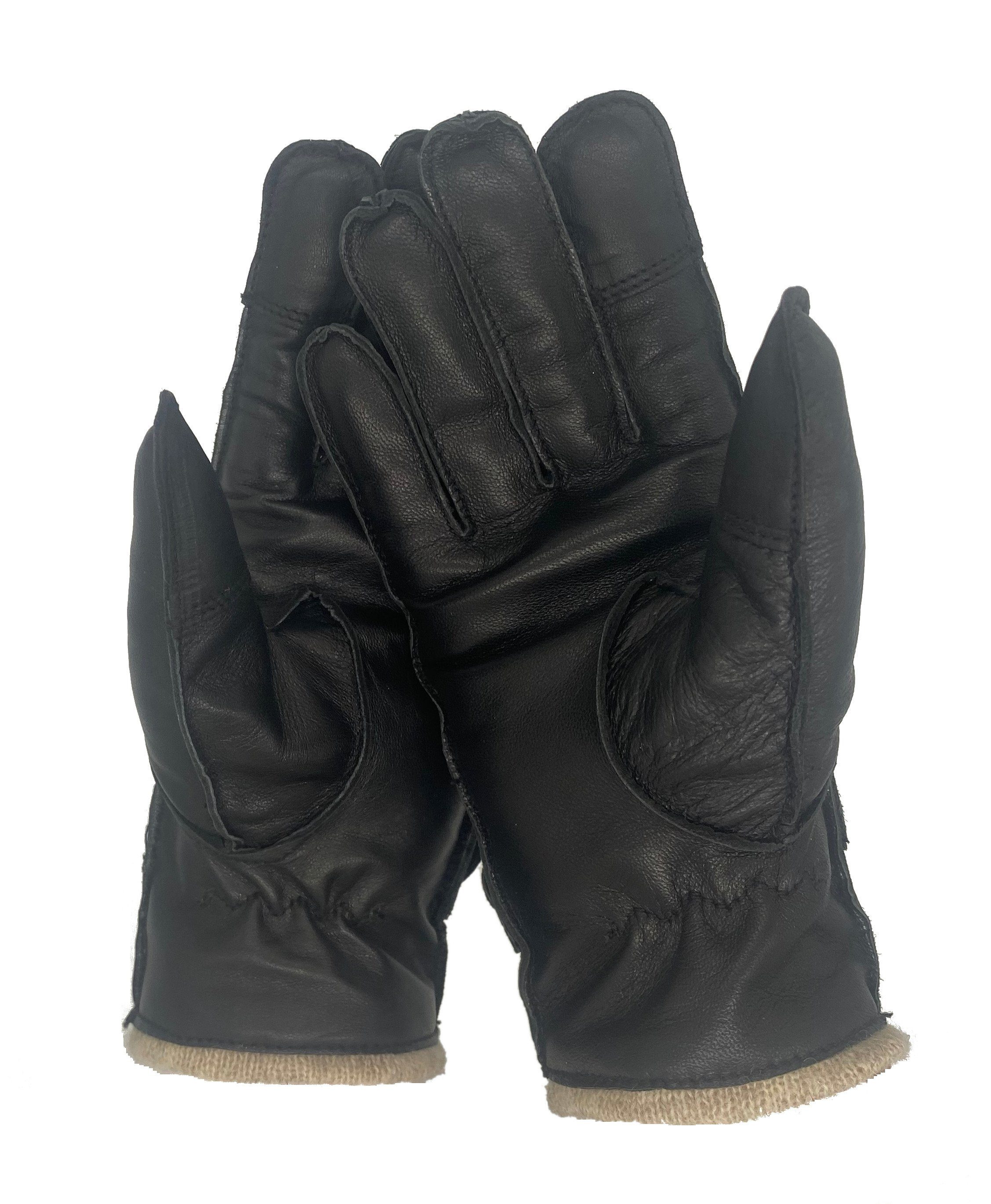Glow Lederhandschuhe Winter-Lederhandschuhe Damen aus 100% Schafsleder