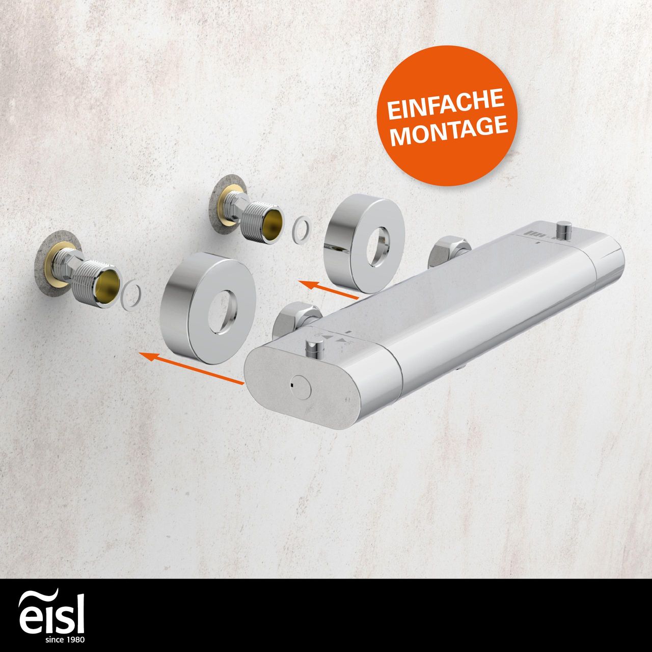 Eisl CARNEO Thermostat Duscharmatur