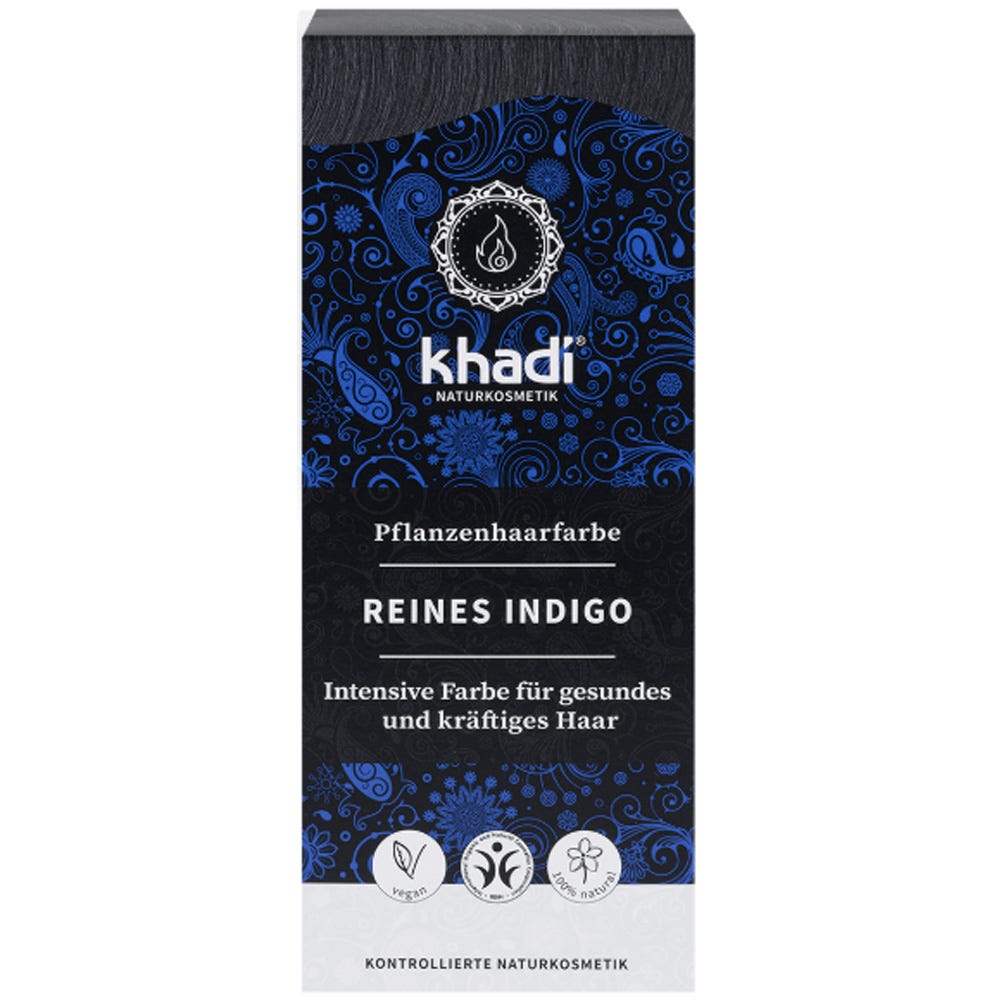Khadi Pflanzenhaarfarbe Reines Indigo 100 g