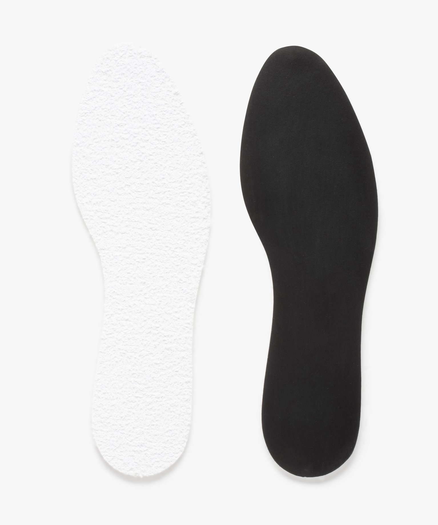 Semelles adultes coton et charbon- Taille du 34/35 au 44/45 blanc | GEMO
