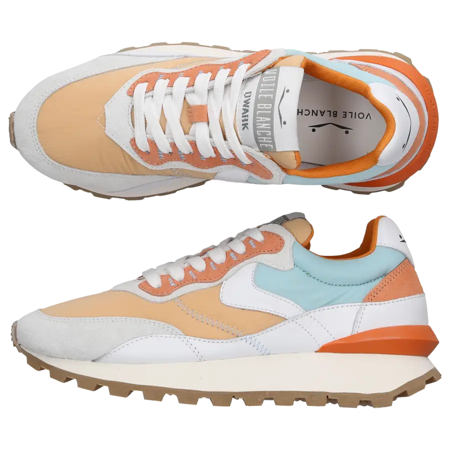 VOILE BLANCHE - Sneaker low OWARG Kalbsleder - beige
