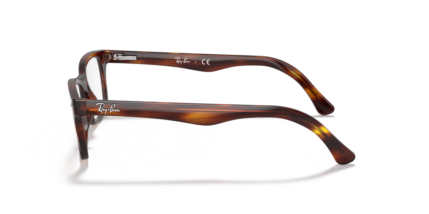RB5228 OPTICS - Havana cu dungi strălucitoare