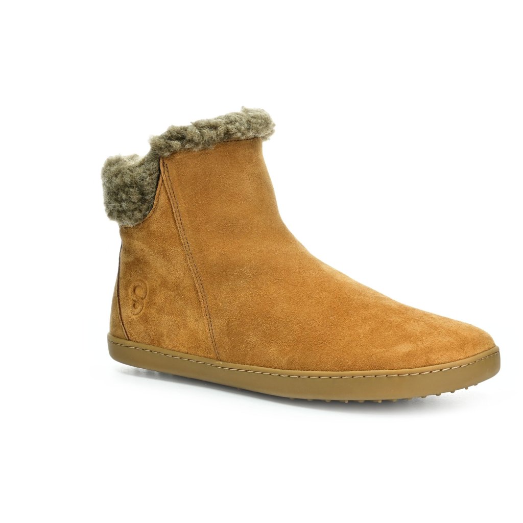 Shapen Fluffy 2.0 Brown Winterbarfußschuhe