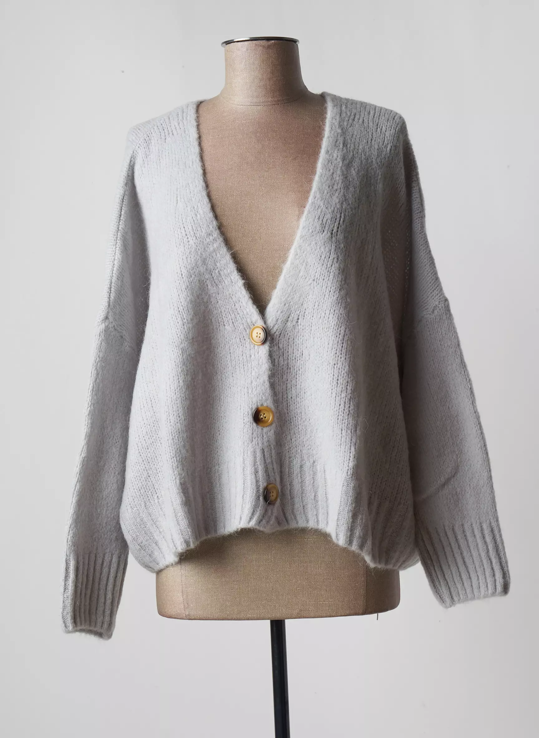 Studio Parisien Cardigans Femme couleur gris