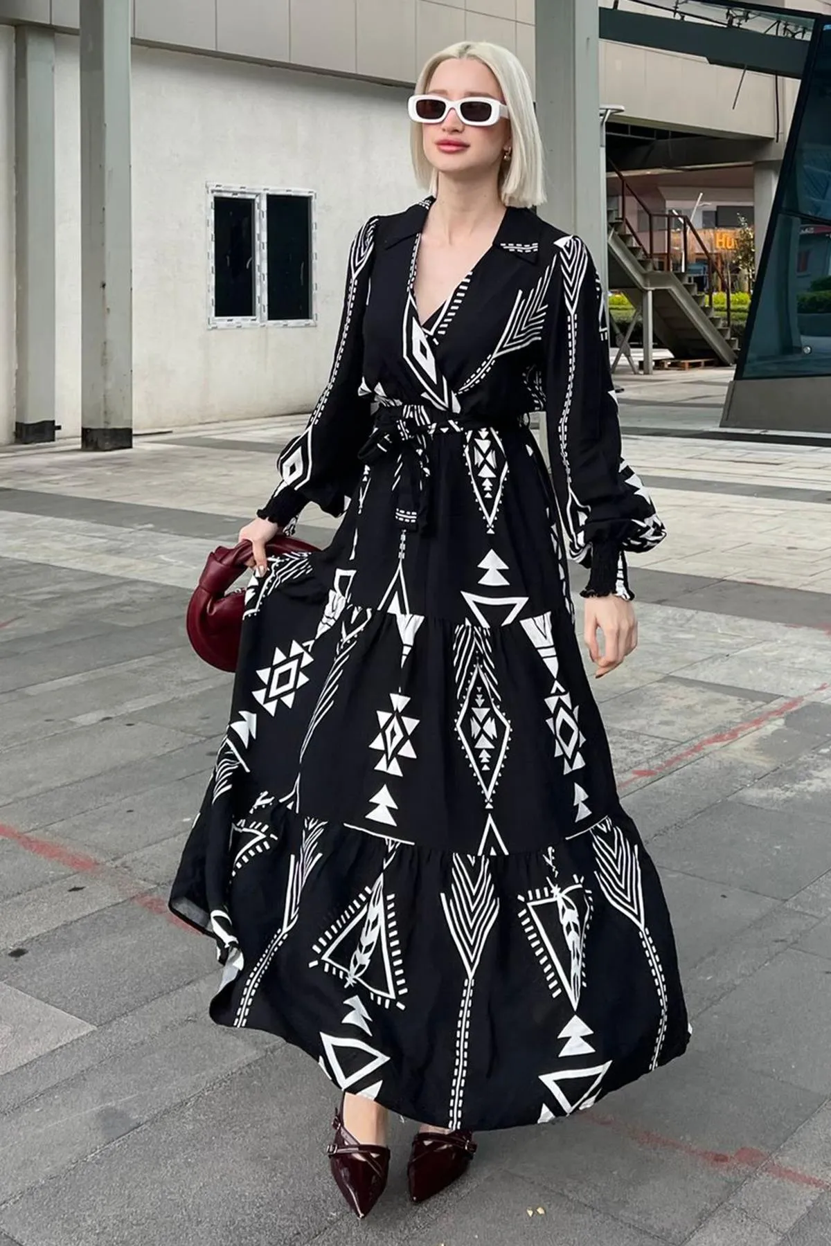 Madmext  Kleid - Schwarz - A-Linie