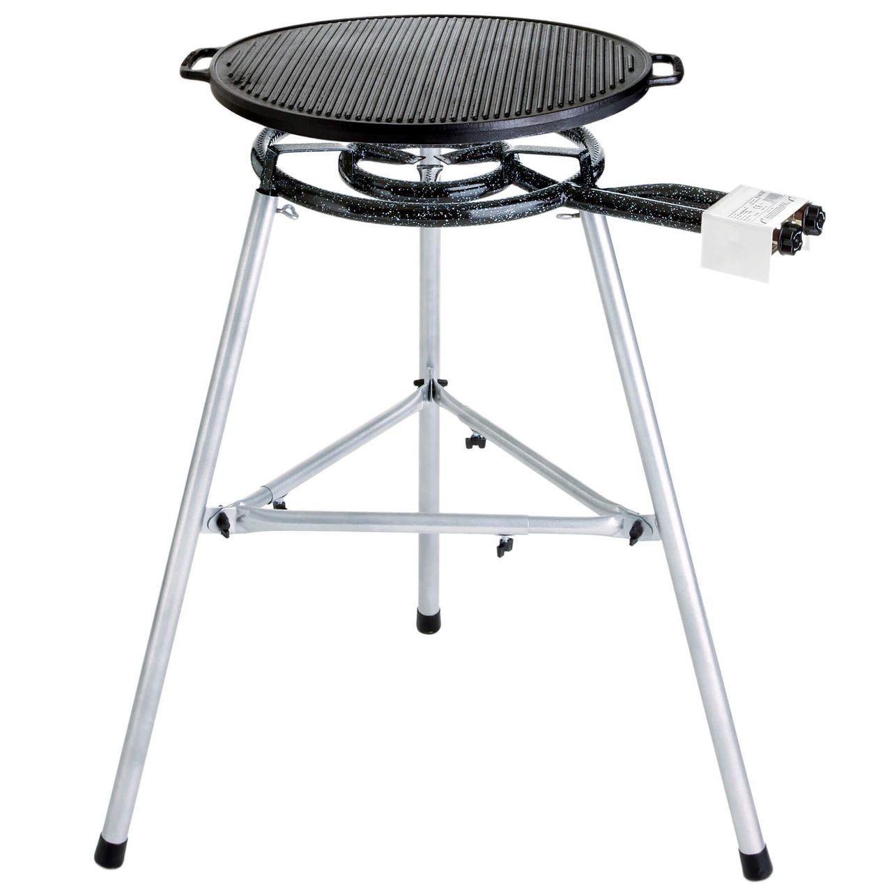 PaellaWorld International Paella World Paella-Grill-Set 3 inkl. Grillplatte aus Gusseisen
