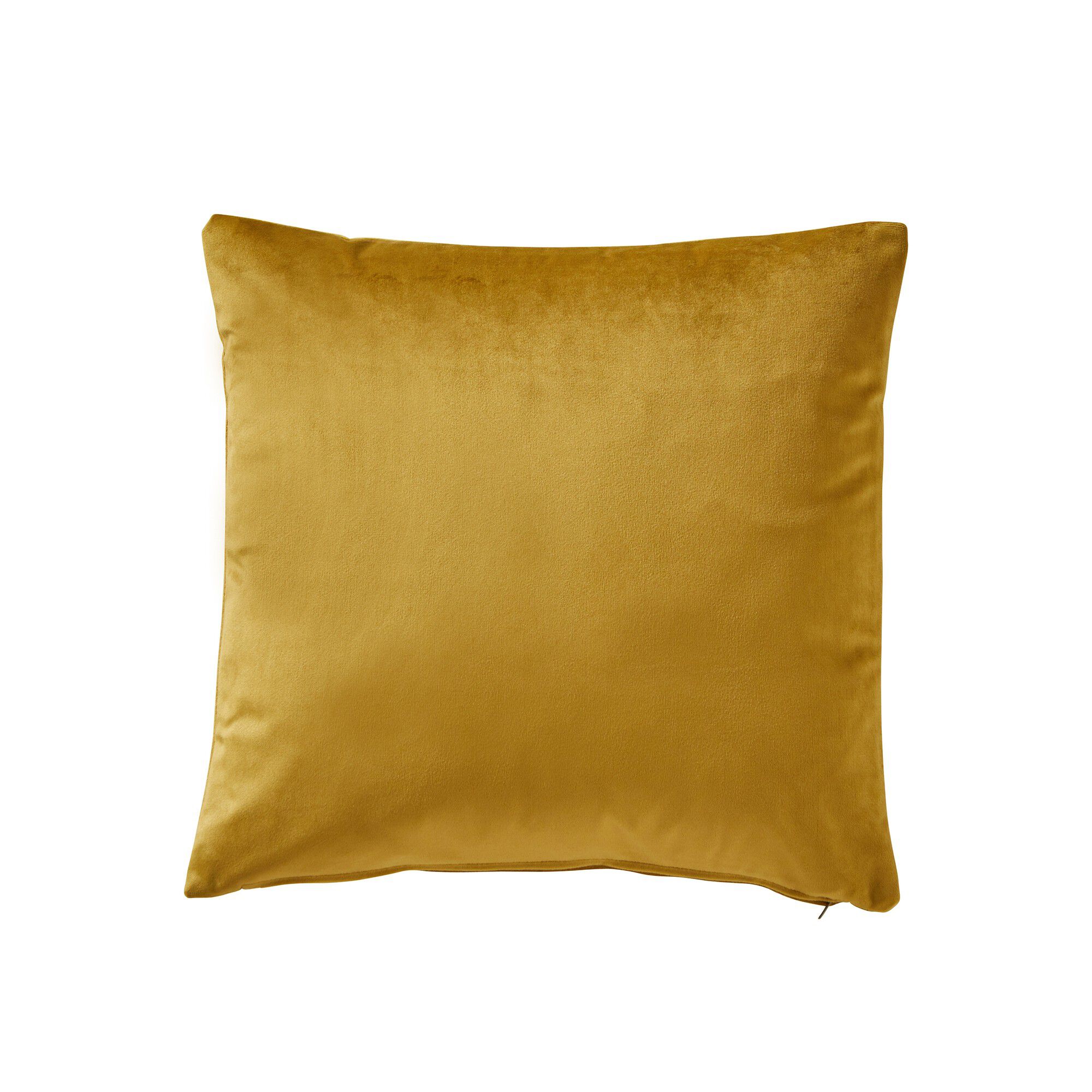 Housse coussin en velours uni