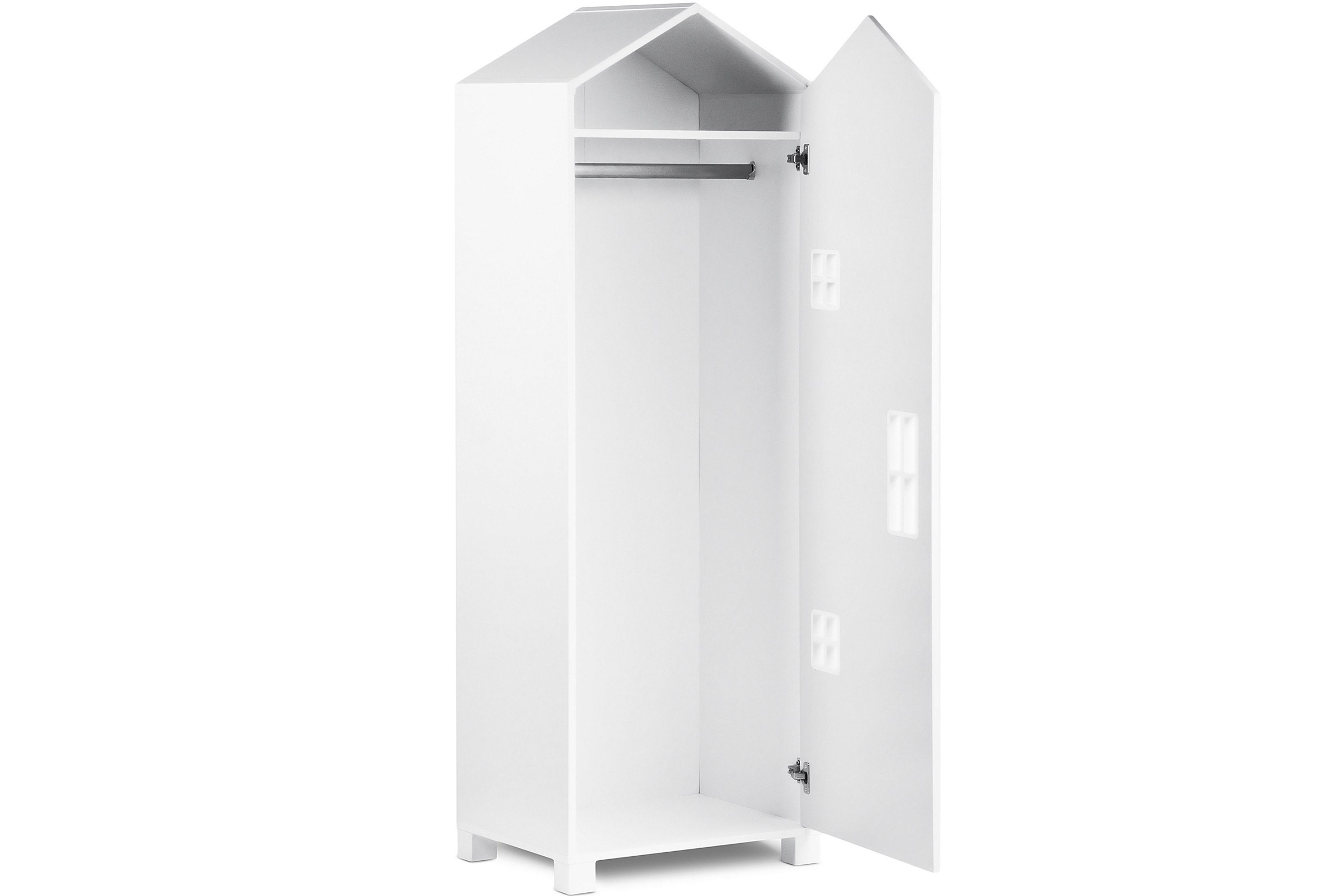 Konsimo Babyzimmer-Komplettset MIRUM Kindermöbel-Set Komplett-Kinderzimmer, (4-St., Komplett-Kinderzimmer), Kommode, Bücherregal, 2x Kleiderschrank
