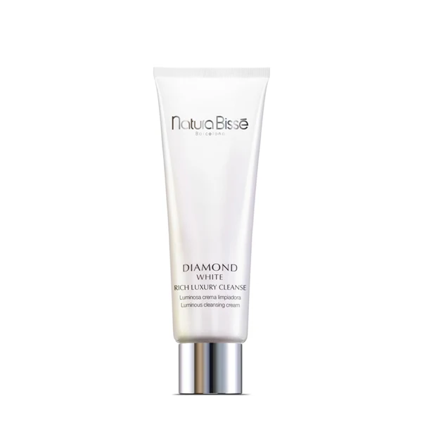 Diamond White Rich Luxury Cleanse - Crema limpiadora facial, desmaquillante de ojos