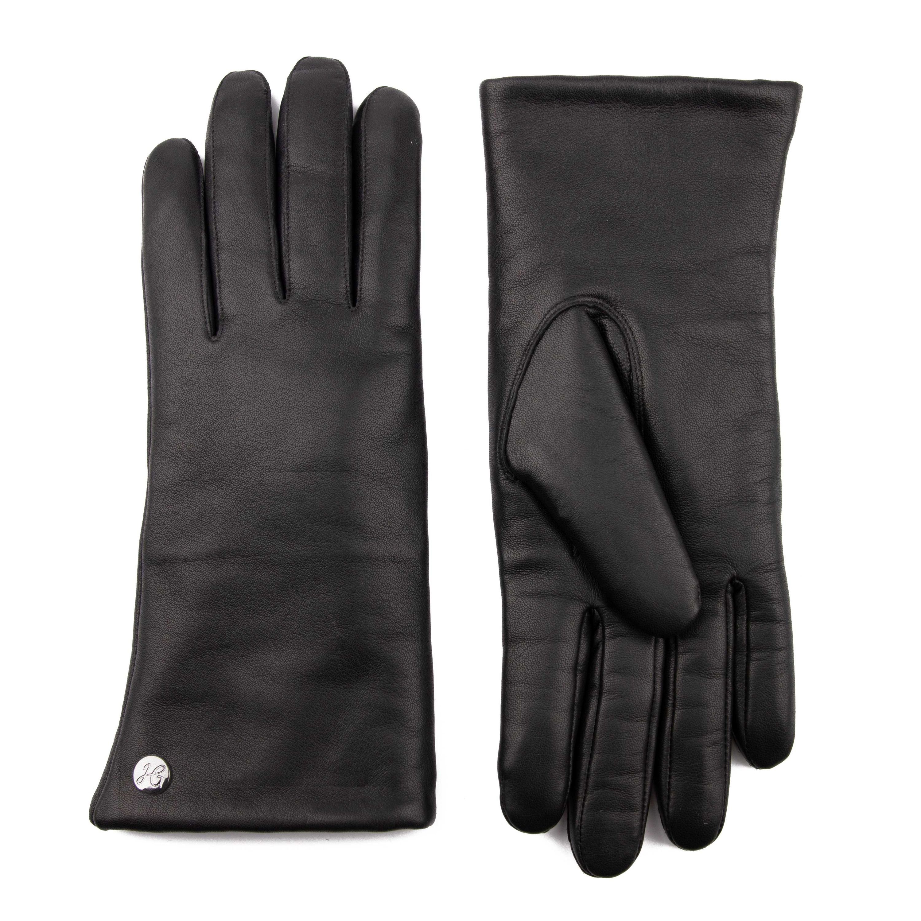 Hand Gewand by Weikert Lederhandschuhe TRAUDL - Lammnappaleder mit Merino-Lammfell Futter - touchscreenfähig