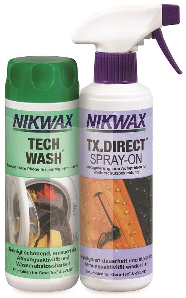 NikWax Tech Wash + TX-Direct Spray - Waschmittel kaufen | Bike-Discount