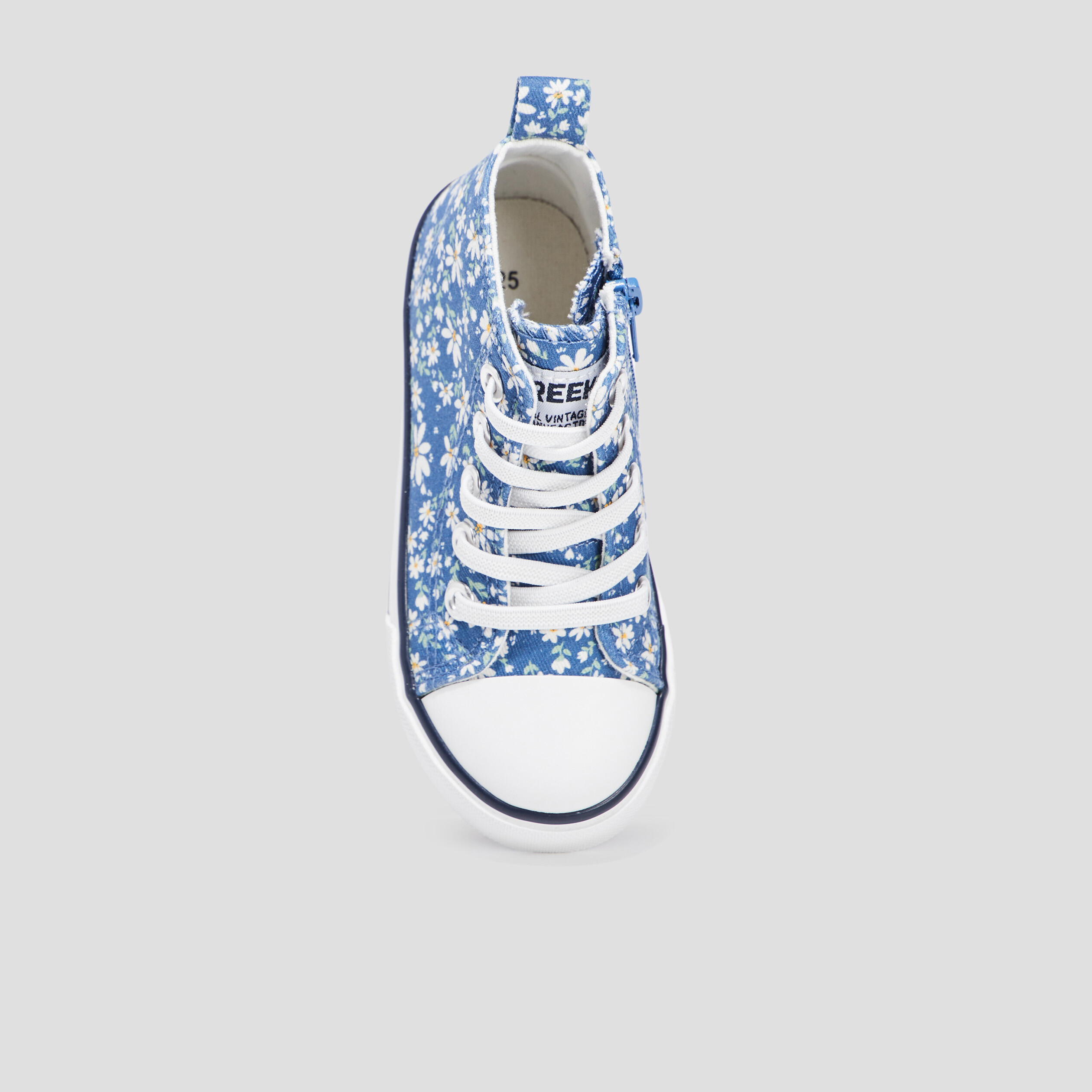 Tennis montantes en toile Creeks bleu fille | La Halle