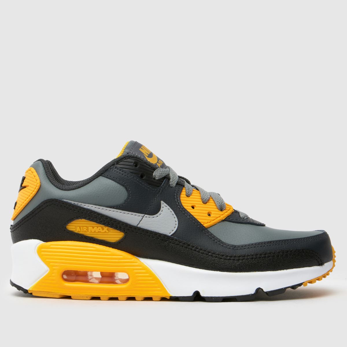 Nike grå multifärgade Air Max 90 pojkar/ungdomsskor