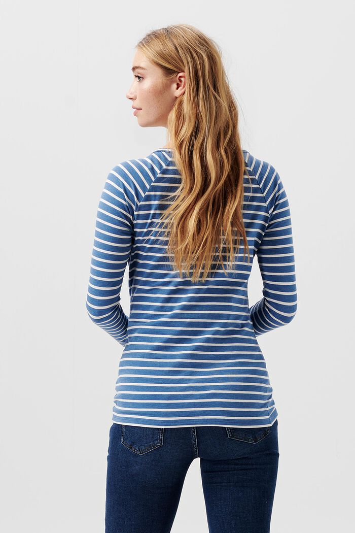 Gestreiftes Longsleeve, Bio-Baumwolle