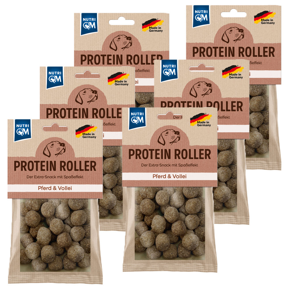 PetCom NutriQM Protein Roller Pferd 125 gr. - 6er Set