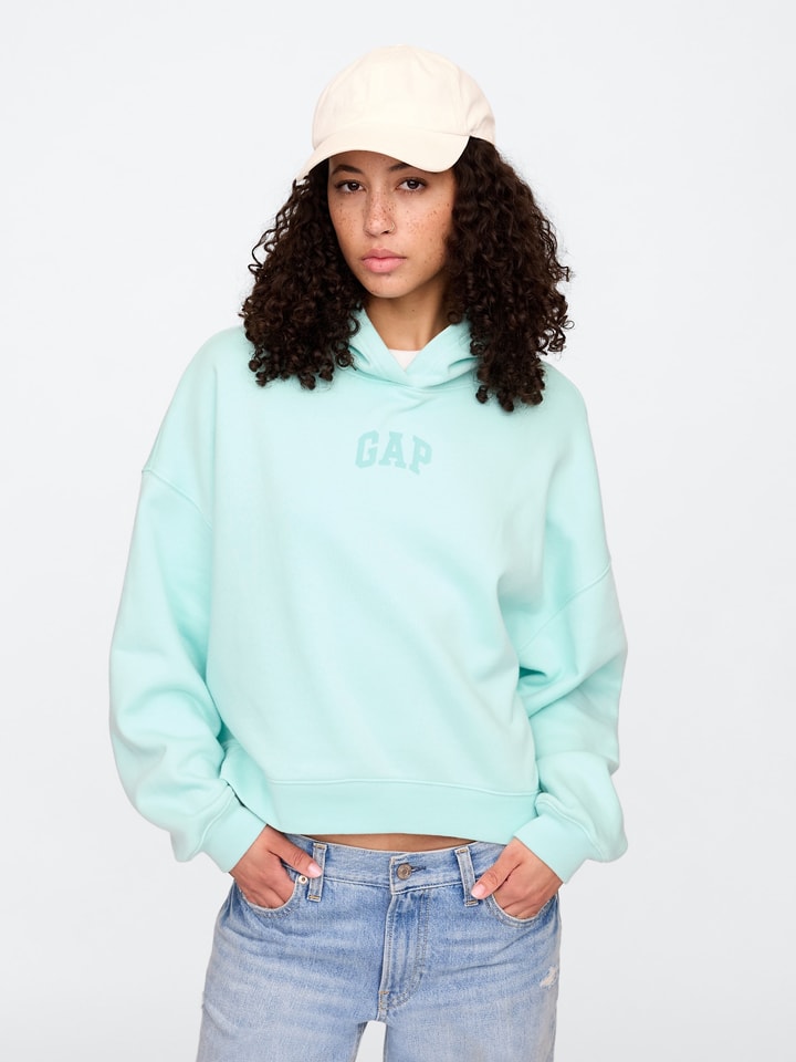 GAP Hoodie in Türkis günstig kaufen